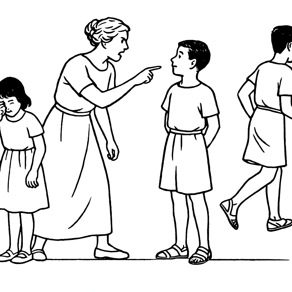 Aemilia asking what happened