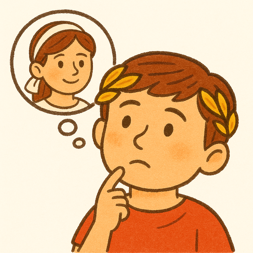 Marcus thinking of the girl